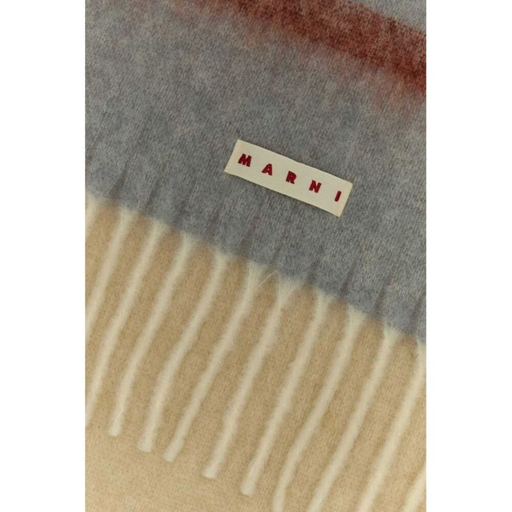 Marni Women Multicolor Mohair Blend Scarf - Picture 2 of 2